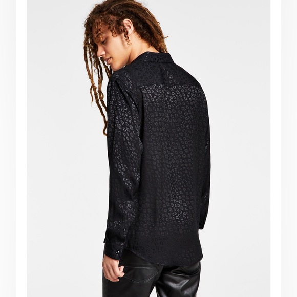 Leopard Button-Down Shirt - Picture 3 of 5